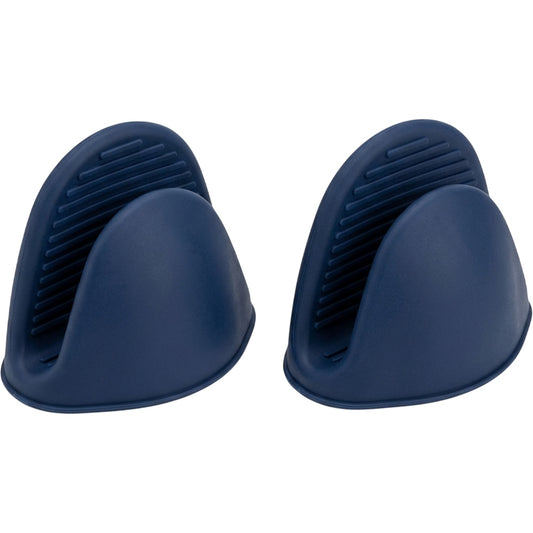 Clov Mini Silicone Oven Mitts Navy 2 Pack