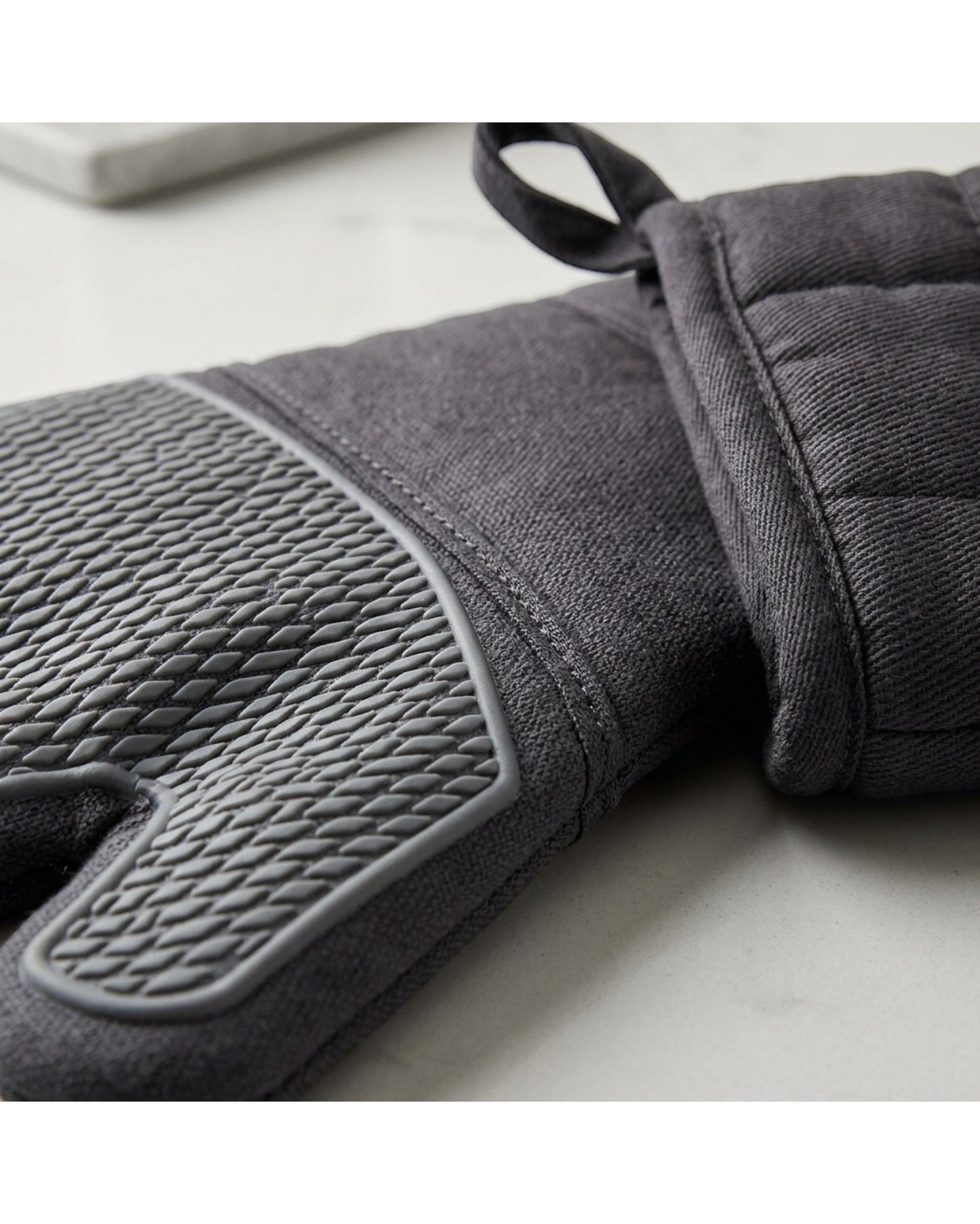 Clov Silicone Grip Oven Mitt Charcoal 14 in Pair
