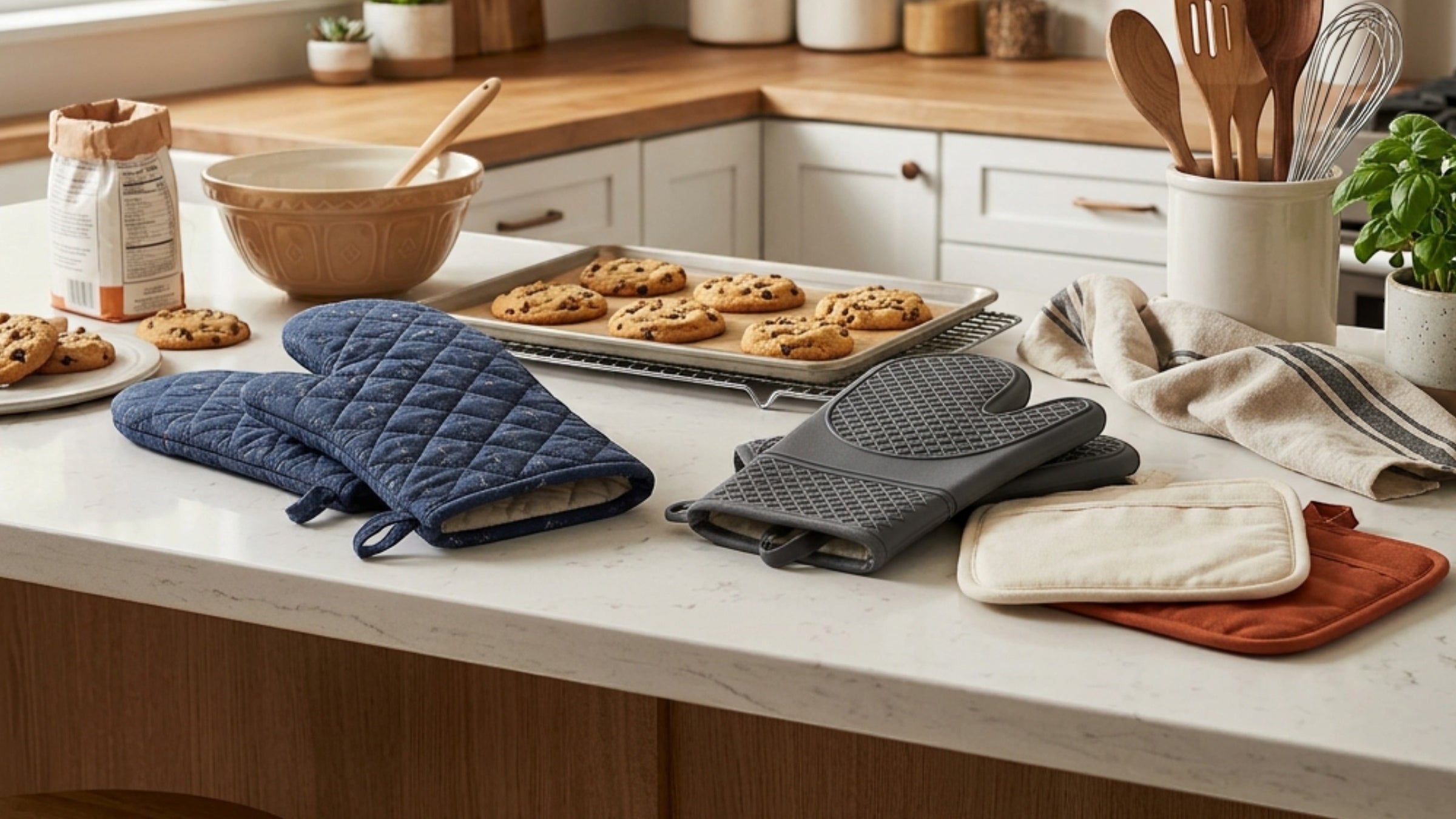 Clov oven mitts